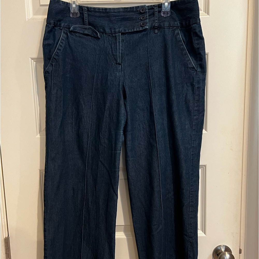 Ladies wide leg jeans
